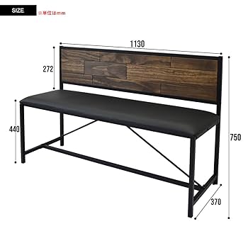 ベンチ　背もたれ付きベンチ ベンチ 屋外 ガーデンベンチ 背もたれ付き 耐候性金属ベンチ 庭